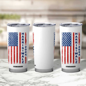 Harris Walz Waltz 2024 Tumbler Cup USA Flag American Election TB10 Print Your Wear