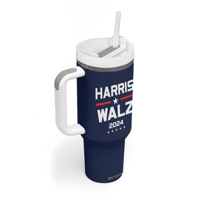 Harris Walz 2024 Tumbler With Handle Kamala Tim Walzt Presidential Election TB10 Print Your Wear