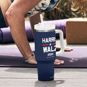 Harris Walz 2024 Tumbler With Handle Kamala Tim Walzt Presidential Election TB10 Print Your Wear