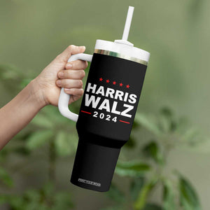 Harris Walz 2024 Tumbler With Handle Kamala Tim Walzt Presidential Election TB10 Print Your Wear