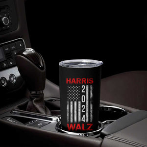 Harris Walz 2024 Election Tumbler Cup Tim Walzt Kamala Madam President American USA Flag TB10 Print Your Wear