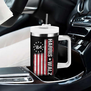 Harris Walz 2024 Election Tumbler With Handle Tim Walzt Kamala Madam President American Flag TB10 Print Your Wear