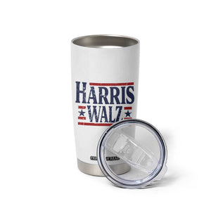 Harris Walz Waltz 2024 Tumbler Cup Kamala Presidential Election Retro Stripe TB10 Print Your Wear