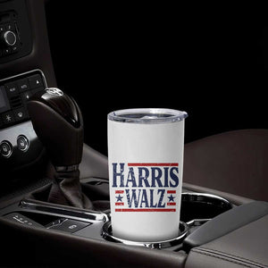 Harris Walz Waltz 2024 Tumbler Cup Kamala Presidential Election Retro Stripe TB10 Print Your Wear