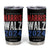 Harris Walz 2024 Tumbler Cup Kamala Tim Walzt Presidential Election Retro Vintage Distressed TB10 Black Print Your Wear