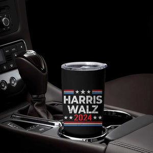 Harris Walz Waltz 2024 Tumbler Cup Kamala Presidential Election Retro Stripe TB10 Print Your Wear