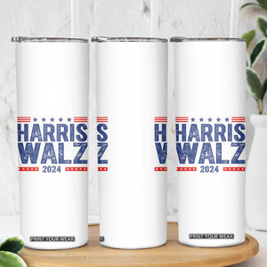 Harris Walz 2024 Election Skinny Tumbler Tim Walzt Kamala Madam President TB10 Print Your Wear