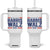 Harris Walz 2024 Election Tumbler With Handle Tim Walzt Kamala Madam President TB10 One Size: 40 oz White Print Your Wear