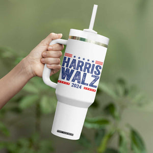 Harris Walz 2024 Election Tumbler With Handle Tim Walzt Kamala Madam President TB10 Print Your Wear