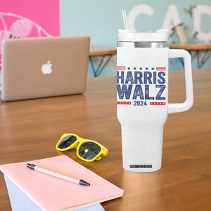 Harris Walz 2024 Election Tumbler With Handle Tim Walzt Kamala Madam President TB10 Print Your Wear