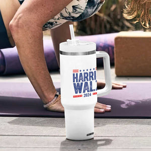 Harris Walz 2024 Election Tumbler With Handle Tim Walzt Kamala Madam President TB10 Print Your Wear