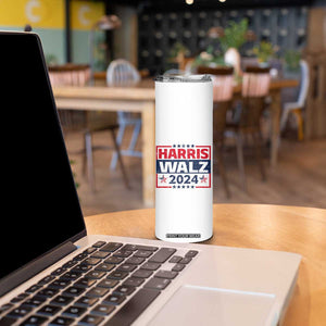 Harris Walz 2024 Election Skinny Tumbler Tim Walzt Kamala Madam President TB10 Print Your Wear