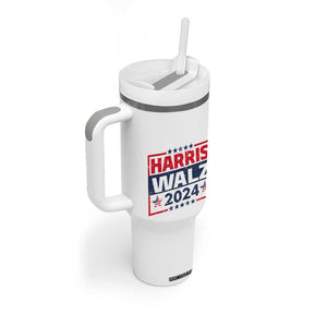 Harris Walz 2024 Election Tumbler With Handle Tim Walzt Kamala Madam President TB10 Print Your Wear