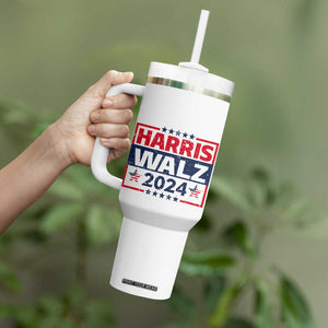 Harris Walz 2024 Election Tumbler With Handle Tim Walzt Kamala Madam President TB10 Print Your Wear