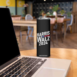 Harris Walz Waltz 2024 Skinny Tumbler Kamala Presidential Election TB10 Print Your Wear