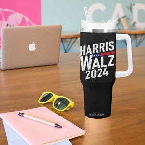 Harris Walz Waltz 2024 Tumbler With Handle Kamala Presidential Election TB10 Print Your Wear