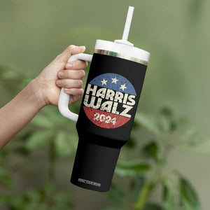 Harris Walz 2024 Election Tumbler With Handle Tim Walzt Kamala Madam President TB10 Print Your Wear