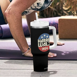 Harris Walz 2024 Election Tumbler With Handle Tim Walzt Kamala Madam President TB10 Print Your Wear