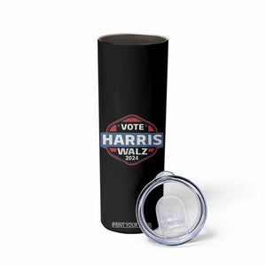 Harris Walz Waltz 2024 Skinny Tumbler Vote Kamala Presidential Election Vintage Retro TB10 Print Your Wear