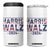 Harris Walz 2024 Election 4 in 1 Can Cooler Tumbler Tim Walzt Kamala Madam President American Flag TB10 One Size: 16 oz White Print Your Wear