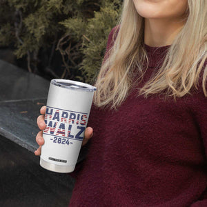 Harris Walz 2024 Election Tumbler Cup Tim Walzt Kamala Madam President American Flag TB10 Print Your Wear