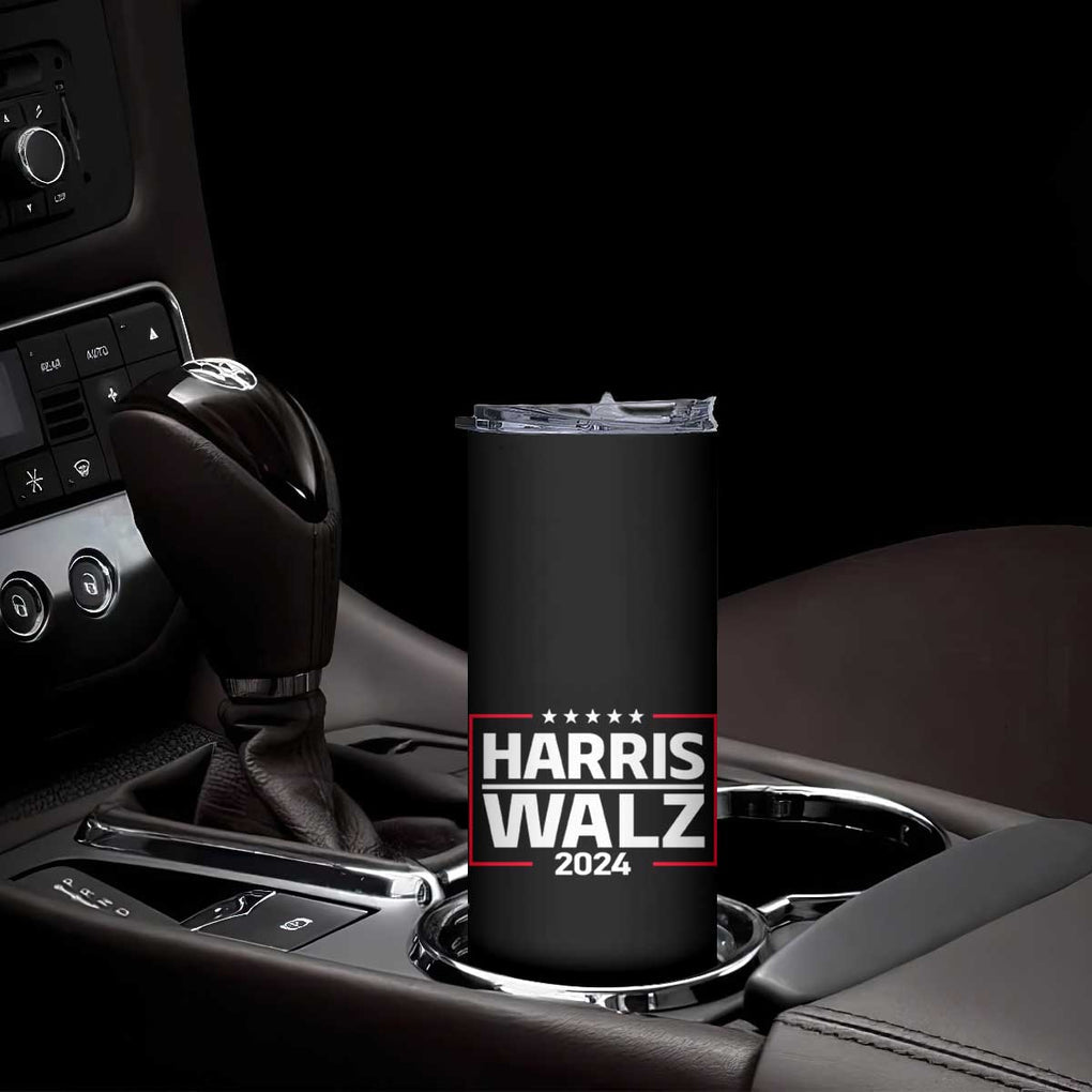 Harris Walz Waltz 2024 Skinny Tumbler Kamala Presidential Election TB10 Print Your Wear