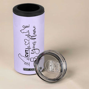 Personalized Vet Tech 4 in 1 Can Cooler Tumbler Tarot Card Custom Name Vet Staff Appreciation Gift TB10 Print Your Wear