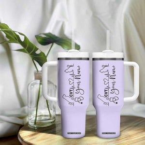 Personalized Vet Tech Tumbler With Handle Tarot Card Custom Name Vet Staff Appreciation Gift TB10 Print Your Wear