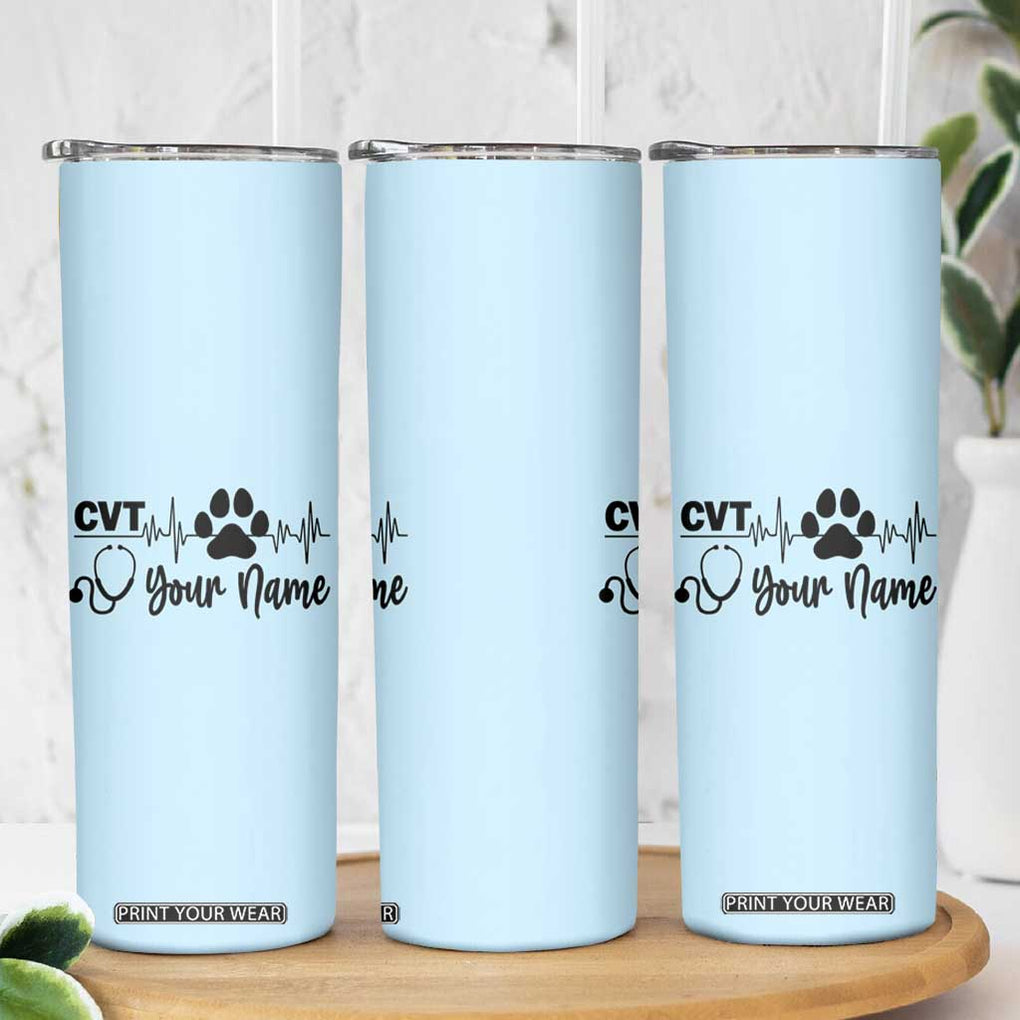 Personalized Vet Tech Skinny Tumbler Vet Staff Appreciation Gift Tarot Card Custom Name TB10 Print Your Wear