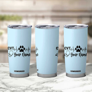 Personalized Vet Tech Tumbler Cup Vet Staff Appreciation Gift Tarot Card Custom Name TB10 Print Your Wear