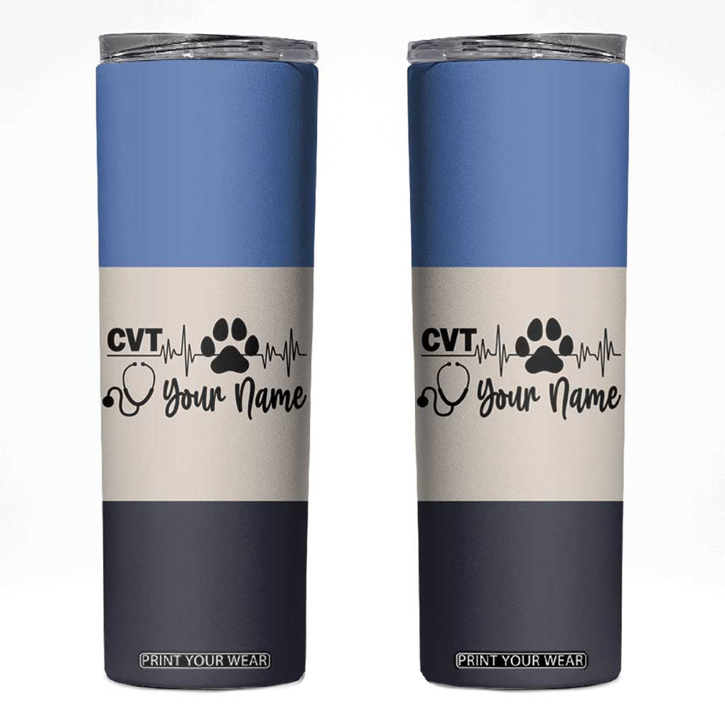 Vet Tech Personalized Skinny Tumbler Vet Staff Appreciation Gift Tarot Card Custom Name TB10 Multiple Print Your Wear