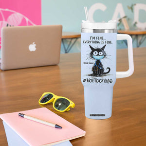 Personalized Veterinarian Vet Tech Tumbler With Handle Custom Name Vet Staff Gift Veterinarian Graduation TB10 Print Your Wear