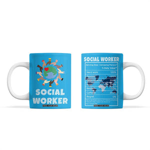 Social Worker Gifts Coffee Mug Appreciation Gifts For Social Works Practitioner TB10 Blue Print Your Wear