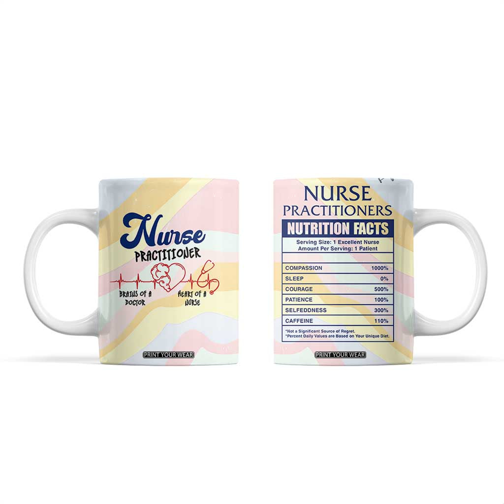 Nurses Practitioner Coffee Mug NP Gifts For Women Nursing School TB10 Multicolor Print Your Wear