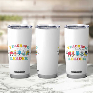 Teacher Tumbler Cup Retro Teaching Future Leaders Groovy Teacher Back To School TB10 Print Your Wear