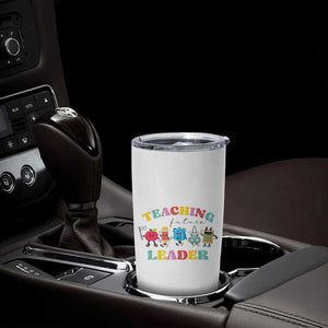 Teacher Tumbler Cup Retro Teaching Future Leaders Groovy Teacher Back To School TB10 Print Your Wear