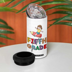 Fifth Grade 4 in 1 Can Cooler Tumbler Teacher Back to School TB10 Print Your Wear