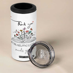 Heartwarming Teacher Gift 4 in 1 Can Cooler Tumbler Thank You For Helping Little Minds Grow TB10 Print Your Wear