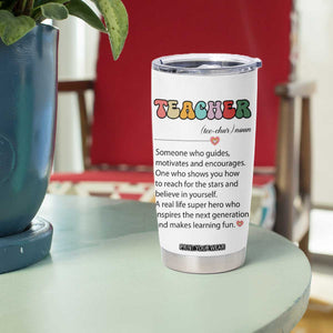 Heartwarming Teacher Gift Tumbler Cup Thank You For Helping Little Minds Grow TB10 Print Your Wear