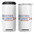 Kamala 2024 4 in 1 Can Cooler Tumbler Hotties For Harris Madam President TB10 One Size: 16 oz White Print Your Wear