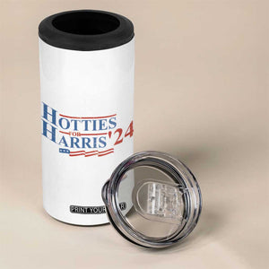 Kamala 2024 4 in 1 Can Cooler Tumbler Hotties For Harris Madam President TB10 Print Your Wear