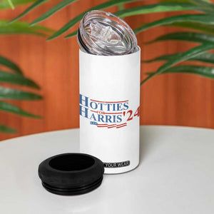 Kamala 2024 4 in 1 Can Cooler Tumbler Hotties For Harris Madam President TB10 Print Your Wear