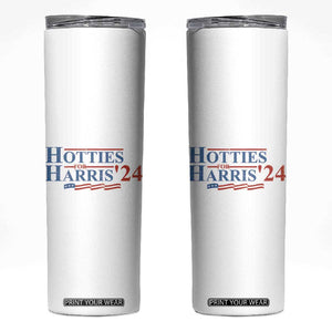 Kamala 2024 Skinny Tumbler Hotties For Harris Madam President TB10 White Print Your Wear