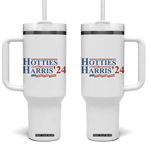 Kamala 2024 Tumbler With Handle Hotties For Harris Madam President TB10 One Size: 40 oz White Print Your Wear