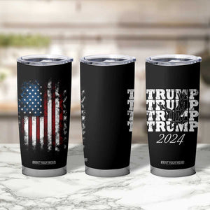 Trump 2024 Election Tumbler Cup American Flag US Eagle TB10 Print Your Wear