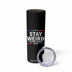 Trump Vance 2024 Election Skinny Tumbler Stay Weird TB10 Print Your Wear