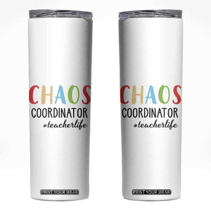 Teacher Appreciation Gifts from Students Skinny Tumbler Thank You Teacher Christmas Gifts Back to School TB10 White Print Your Wear