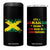 Jamaican Flag 4 in 1 Can Cooler Tumbler It's A Jamaica Thing Yuh Nah Guh Understand Funny Jamaica Souvenir Love Travel Vacation TB10 One Size: 16 oz Black Print Your Wear