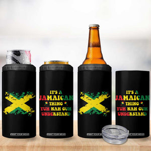 Jamaican Flag 4 in 1 Can Cooler Tumbler It's A Jamaica Thing Yuh Nah Guh Understand Funny Jamaica Souvenir Love Travel Vacation TB10 Print Your Wear