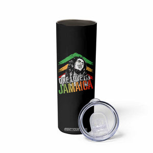 Rasta Reggae Music Marley Skinny Tumbler One Love Jamaica Peace Rastafari Roots TB10 Print Your Wear